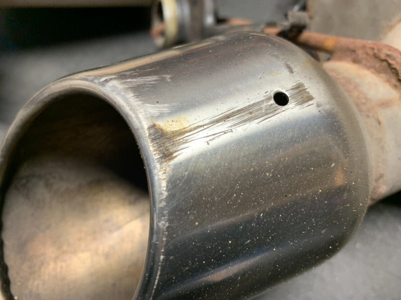 2016 FORD MUSTANG GT S550 AFTERMARKET WELD ON AXLE BACK MUFFLERS