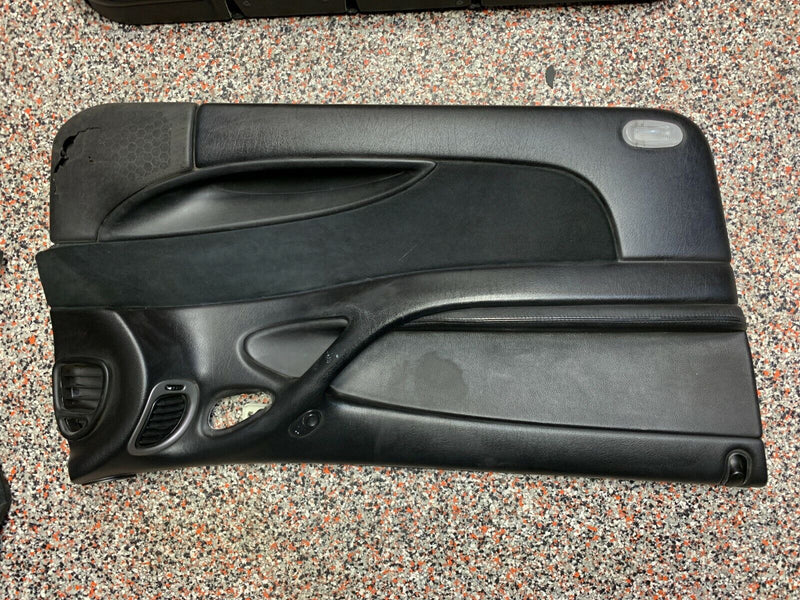 2004 PONTIAC GTO OEM BLACK DOOR PANELS FRONT REAR