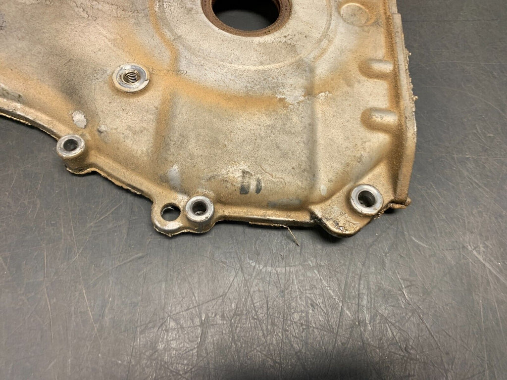 2008 EVOLUTION X EVO 10 MR OEM ENGINE LOWER TIMING COVER USED