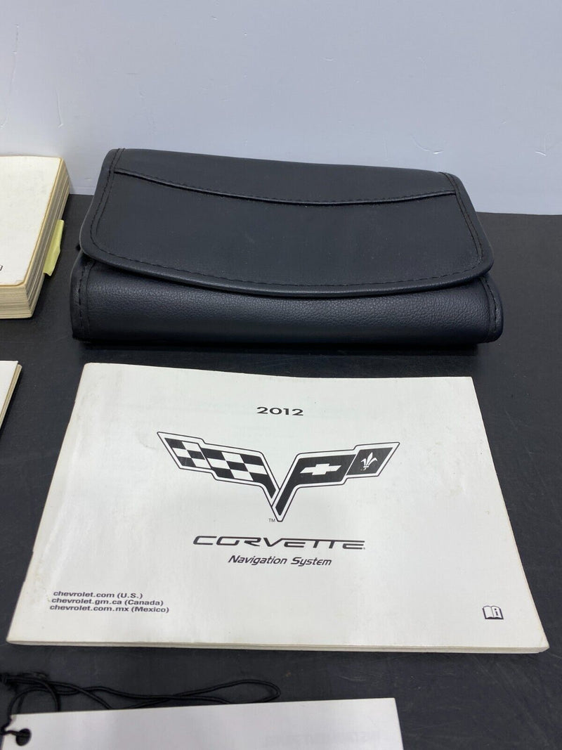 2012 CORVETTE C6 GRANDSPORT OEM OWNERS MANUAL SET COMPLETE USED