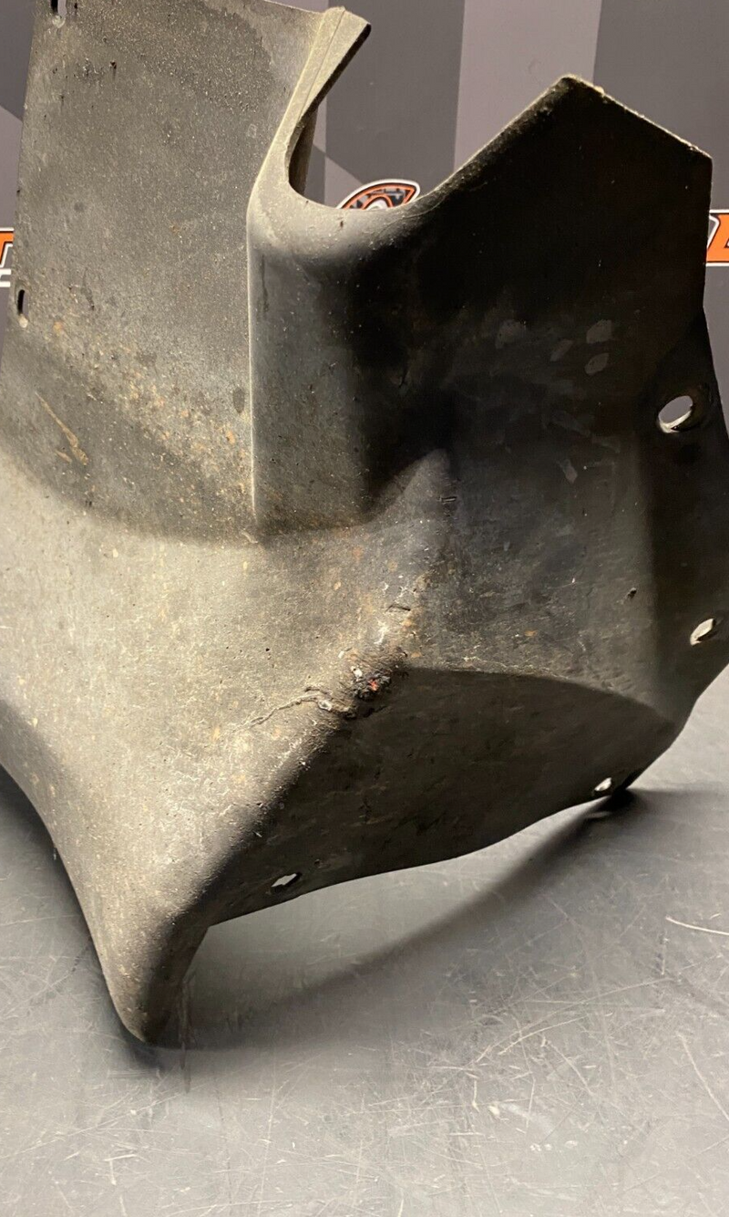2009 CORVETTE C6 ZR1 OEM PASSENGER FRONT BEHIND WHEEL MUD FLAP TRIM PANEL USED