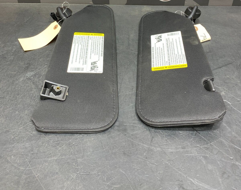 2013 CORVETTE C6 OEM SUNVISORS PAIR DRIVER PASSENGER VISORS USED