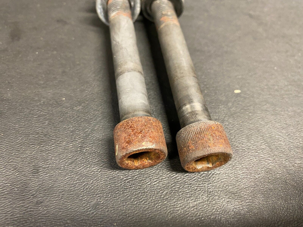 2004 PORSCHE 911 GT3 OEM FRONT STRUT BOLTS HARDWARE USED