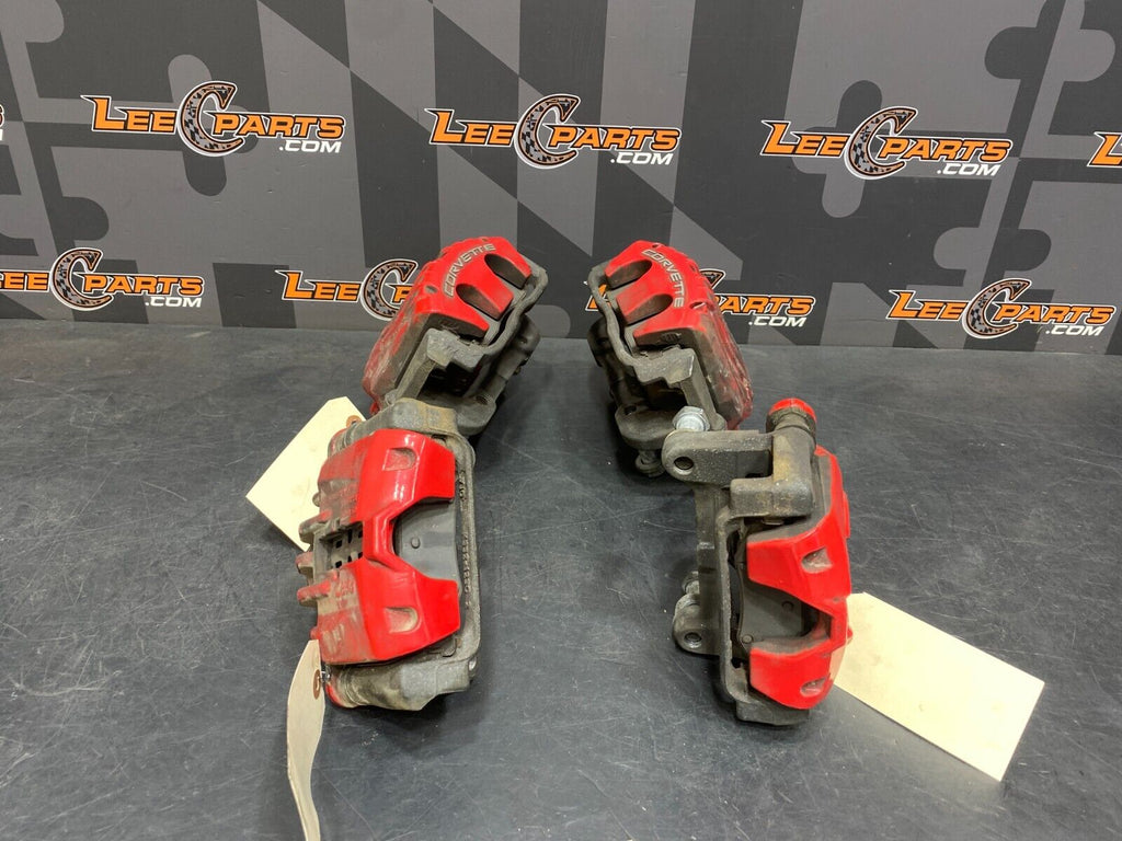 2001 CORVETTE C5 Z06 OEM BRAKE CALIPER SET FRONT REAR RED CALIPERS USED