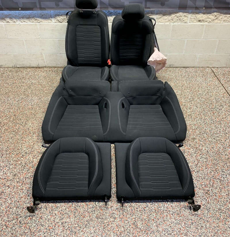 2017 MUSTANG GT OEM SEATS FRONT REAR SET