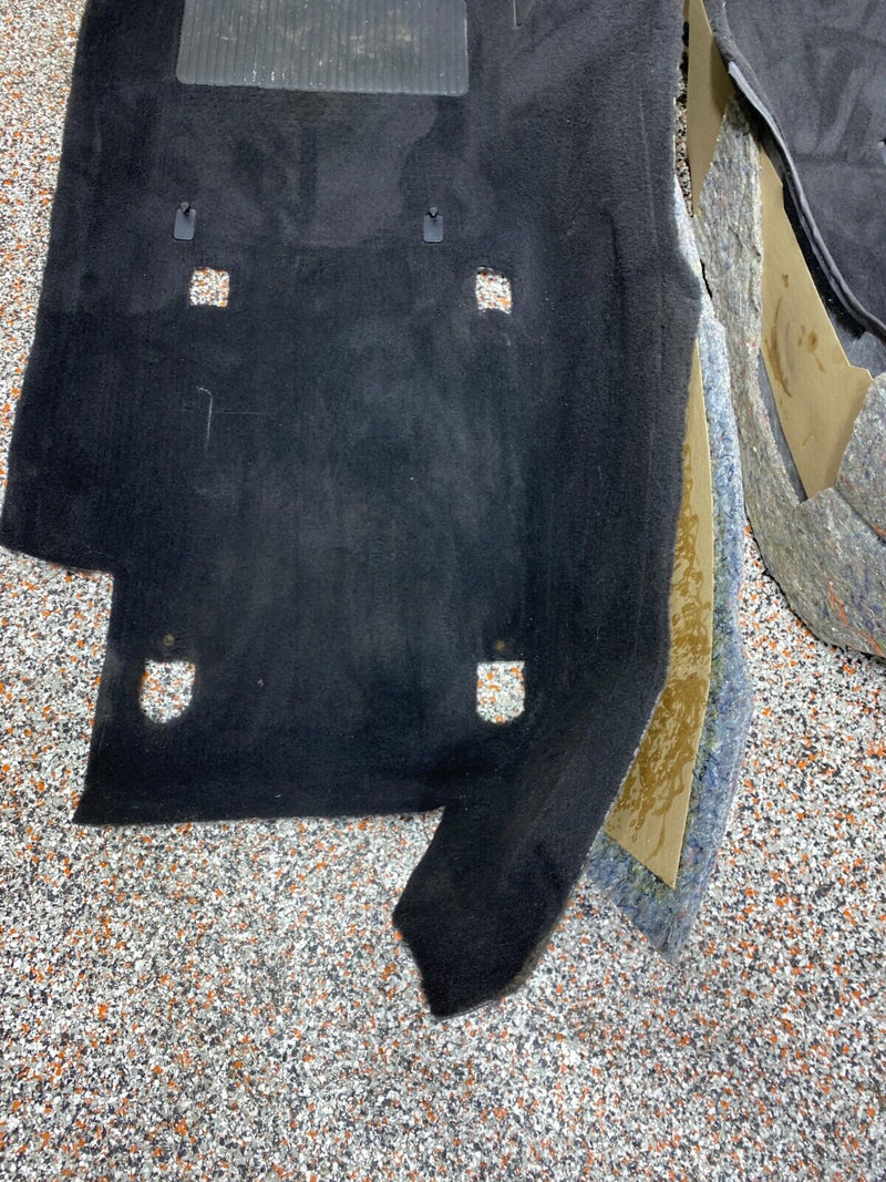 2003 CORVETTE C5 Z06 OEM BLACK CABIN AREA CARPET SET DRIVER PASSENGER USED