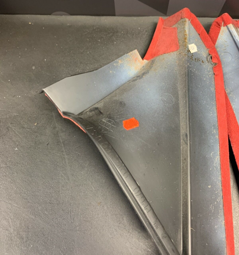 2004 PONTIAC GTO OEM RED SUEDE CENTER CONSOLE SIDE TRIM PANELS