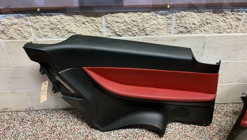 2004 PONTIAC GTO OEM RED REAR SPEAKER INTERIOR COVER SIDE TRIM PANELS