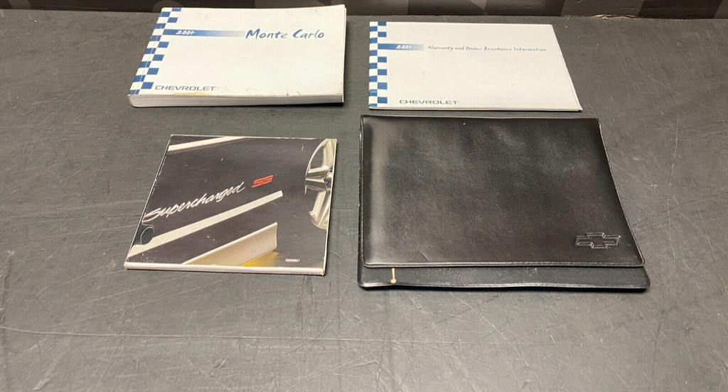 2004 MONTE CARLO SS SUPERCHARGED OWNERS MANUAL SET USED