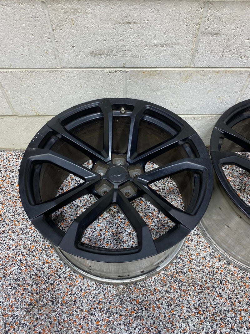 2014 CAMARO ZL1 OEM WHEEL RIM SET FRONT REAR 20x10 20x11 FULL SET NICE CONDITION