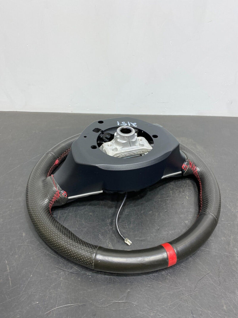 2017 SUBARU BRZ FRS 86 OEM STEERING WHEEL M/T NO PADDLE RED STRIPE USED