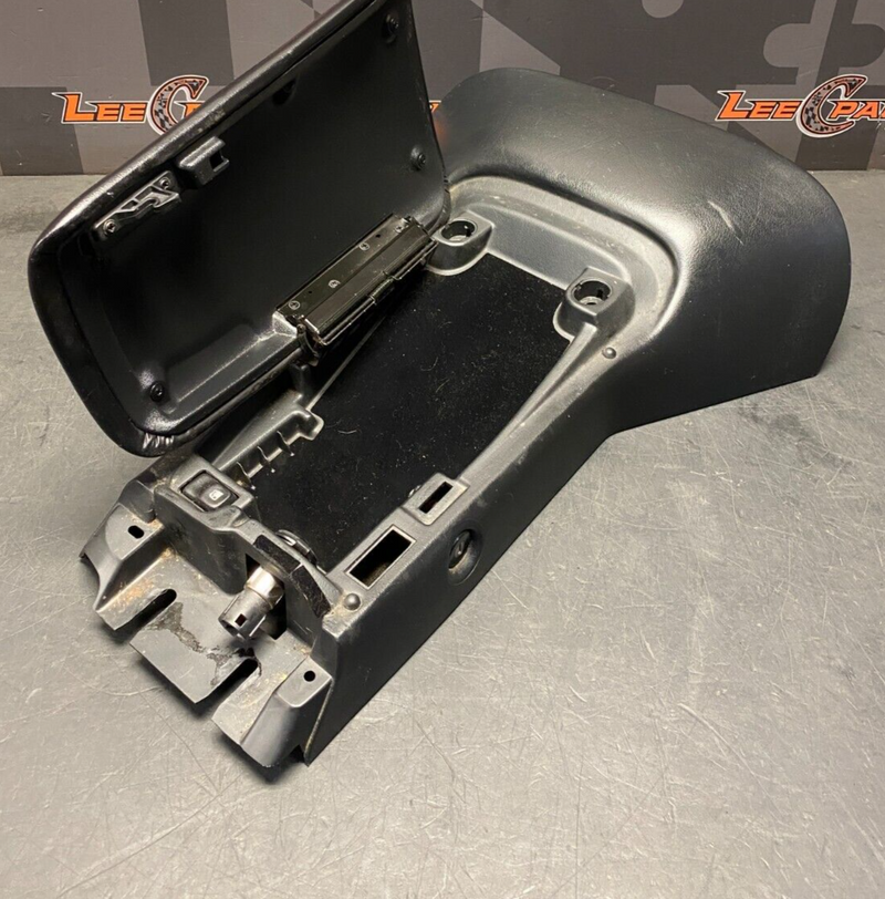 2001 CORVETTE C5 Z06 OEM BLACK LEATHER CENTER CONSOLE ASSEMBLY USED