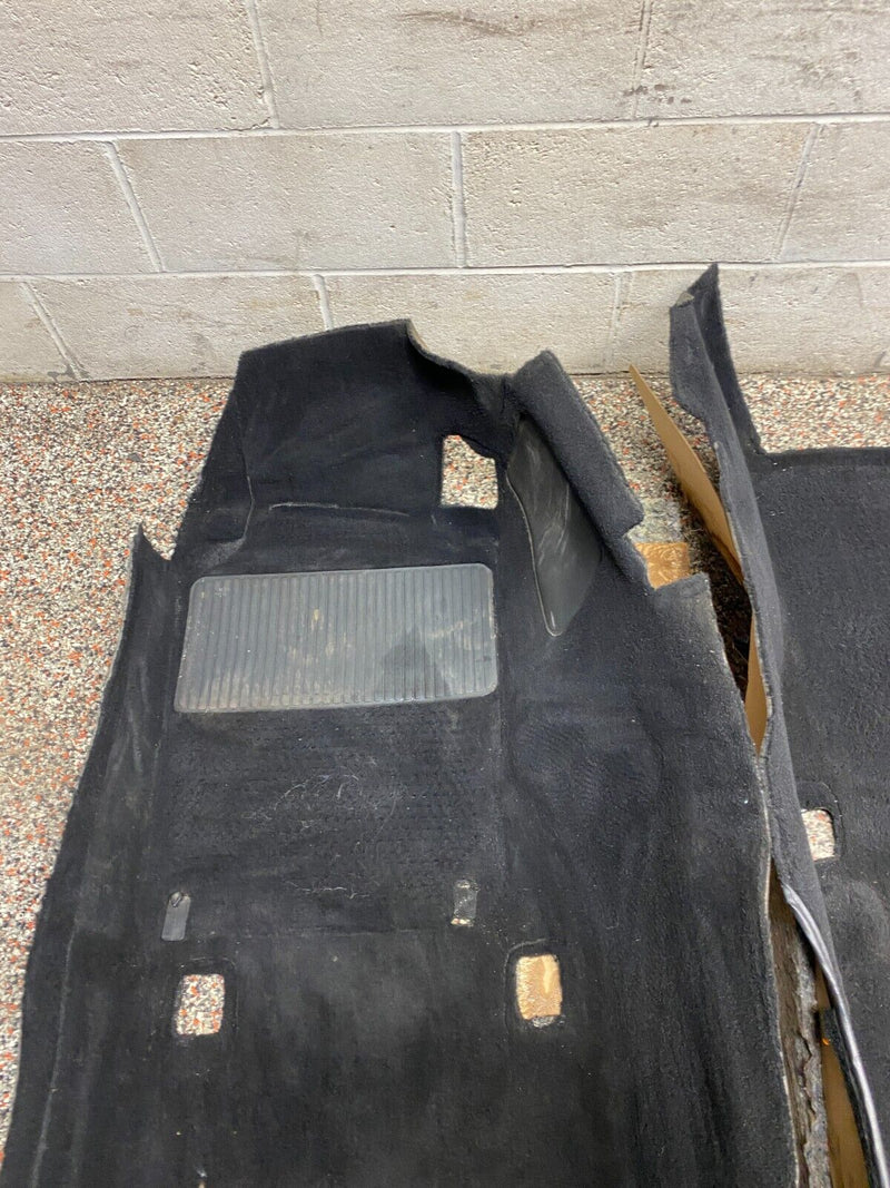 2001 CORVETTE C5 Z06 OEM CABIN AREA CARPET DRIVER PASSENGER BLACK USED