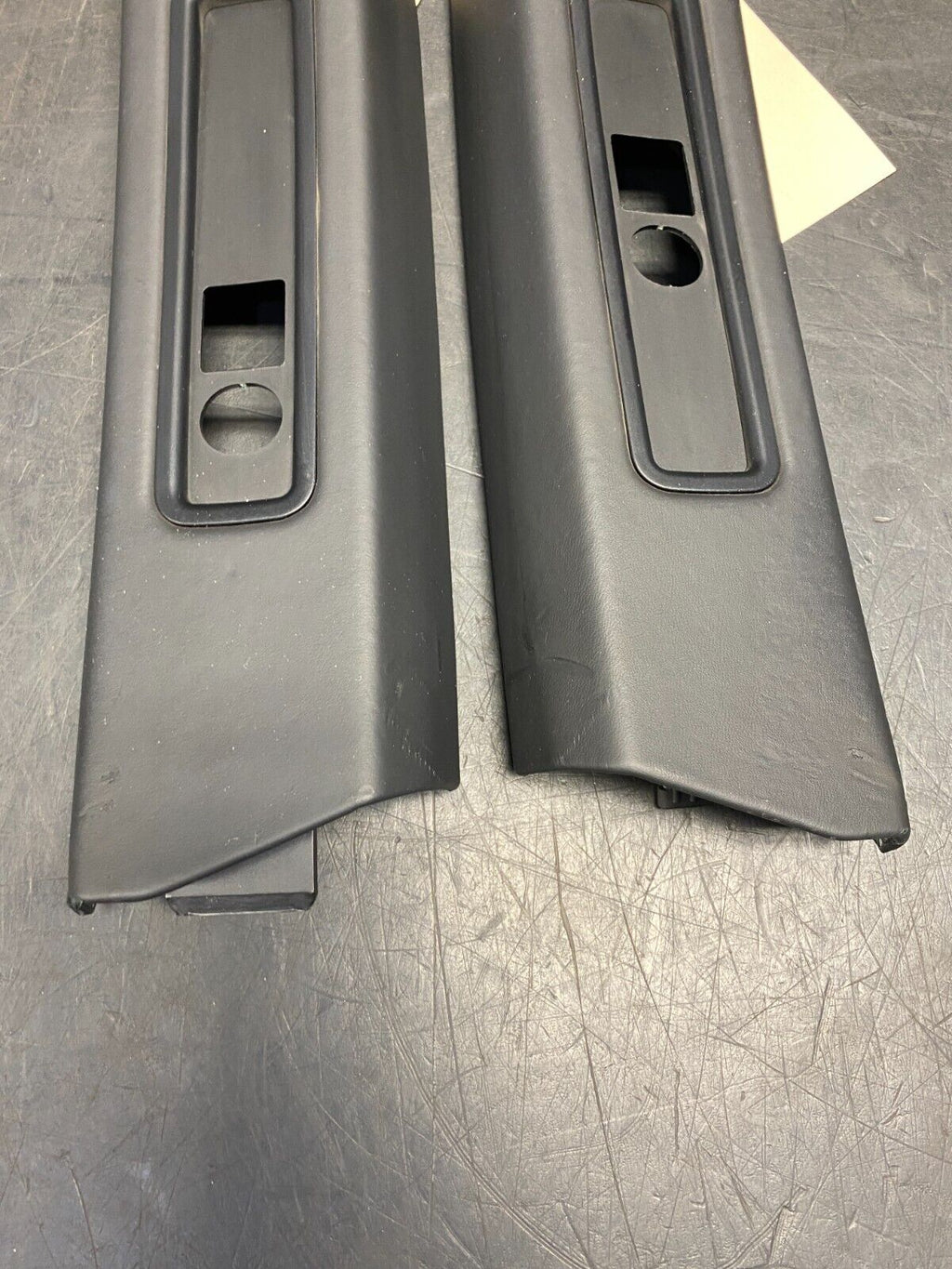 2011 PORSCHE 911 TURBO S 997.2 OEM INTERIOR B PILLAR TRIM PAIR DR PS USED