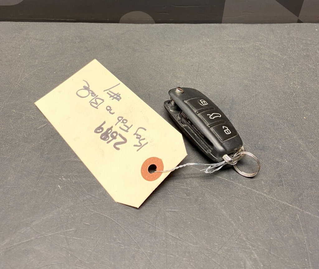 2014 AUDI R8 V10 OEM COUPE KEY FOB REMOTE **NO BLADE** USED