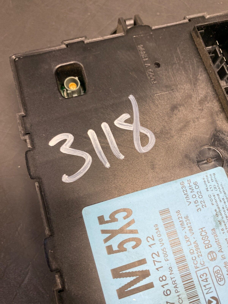 2007 PORSCHE 911 TURBO 997.1 OEM KEY THEFT MODULE 997.618.172.12 USED