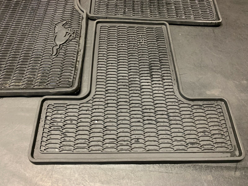 2013 FORD MUSTANG GT OEM RUBBER ALL WEATHER FRONT REAR FLOOR MATS