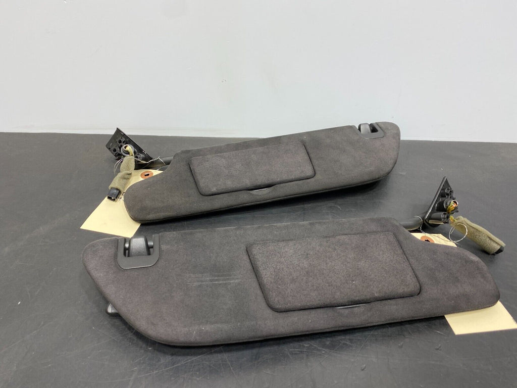 2015 CORVETTE C7 Z06 OEM SUEDE SUNVISOR PAIR DRIVER PASSENGER WITH HOMELINK USED