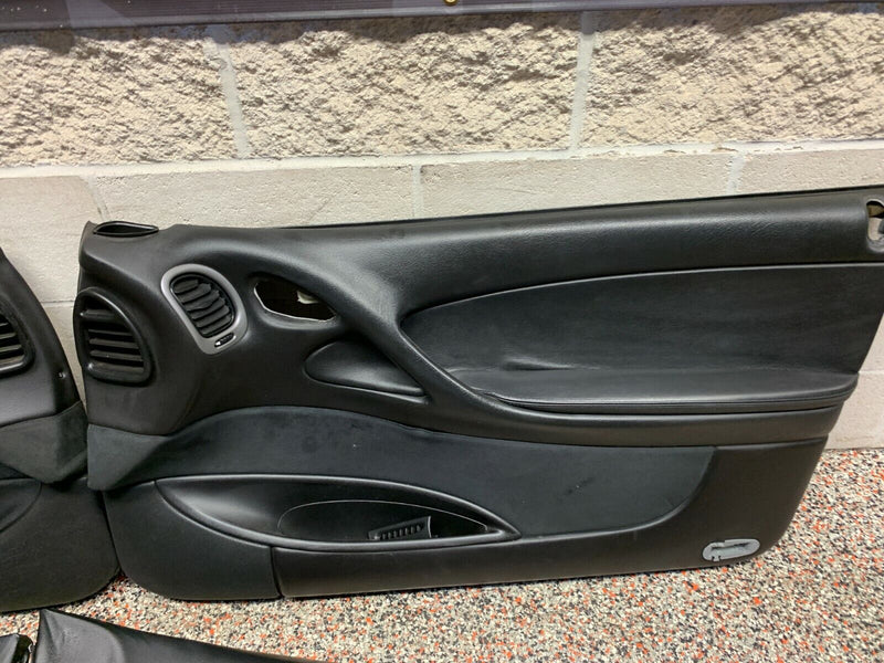 2004 PONTIAC GTO OEM FRONT REAR BLACK DOOR PANELS SPEAKER PANELS