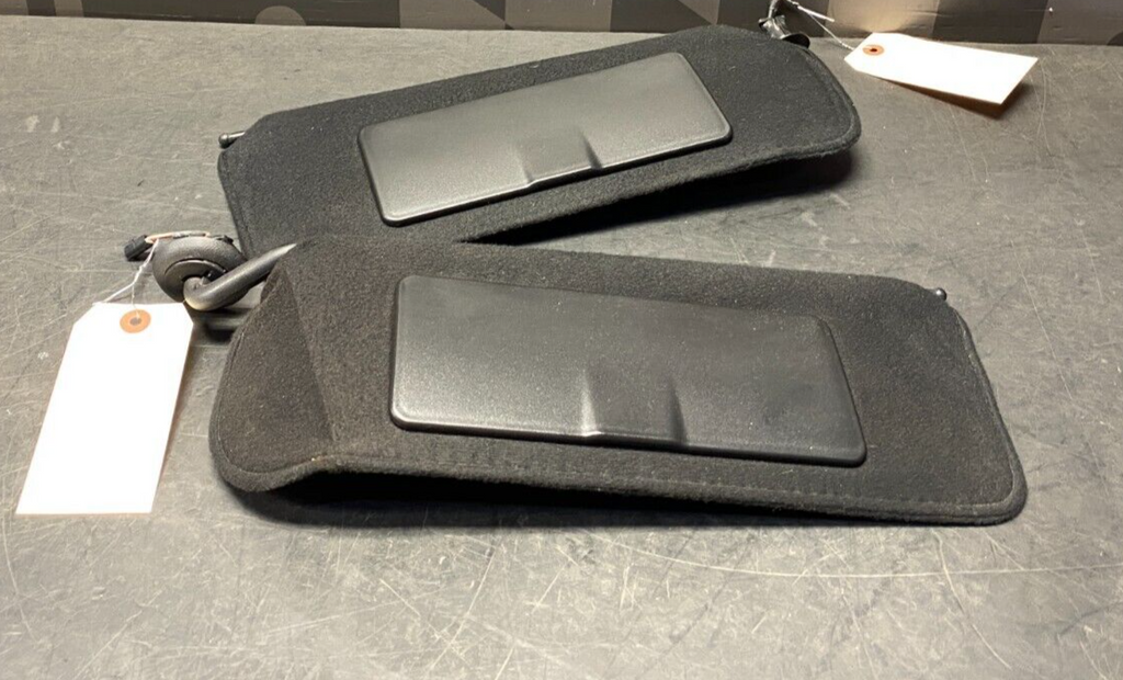 2001 CORVETTE C5 Z06 OEM SUN VISORS PAIR DRIVER PASSENGER USED **READ**