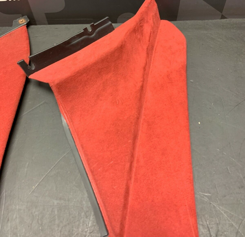 2006 PONTIAC GTO OEM RED SUEDE CENTER CONSOLE SIDE TRIM PANELS