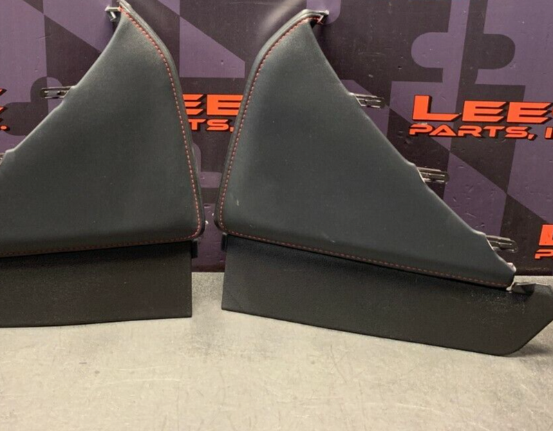 2017 SUBARU BRZ FRS 86 OEM RED STITCHED KNEE PANELS CENTER CONSOLE