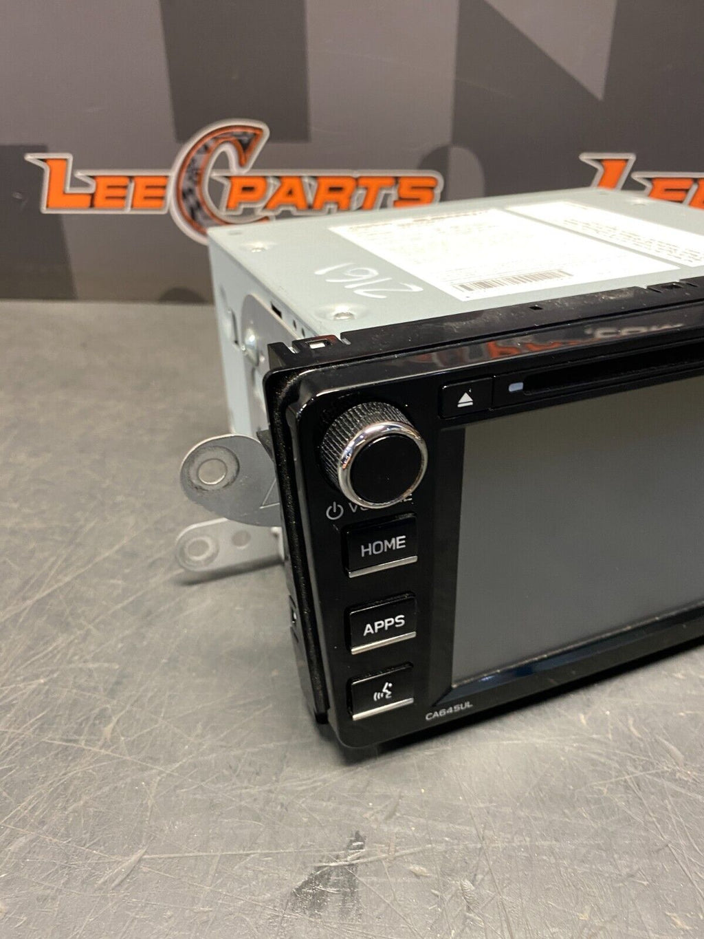 2017 SUBARU BRZ OEM RADIO HEAD UNIT CD CHANGER PIANO BLACK FACE USED