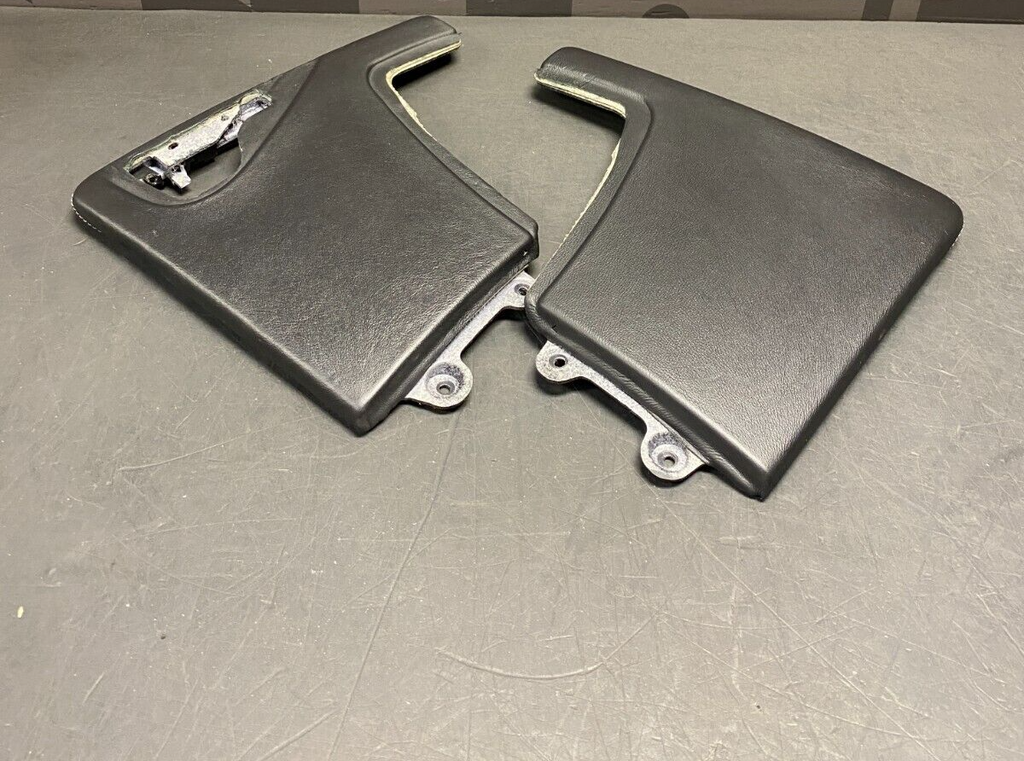 2007 PORSCHE 911 TURBO 997.1 OEM LEATHER KNEE KICK PANELS SIDE CONSOLE PAIR USED