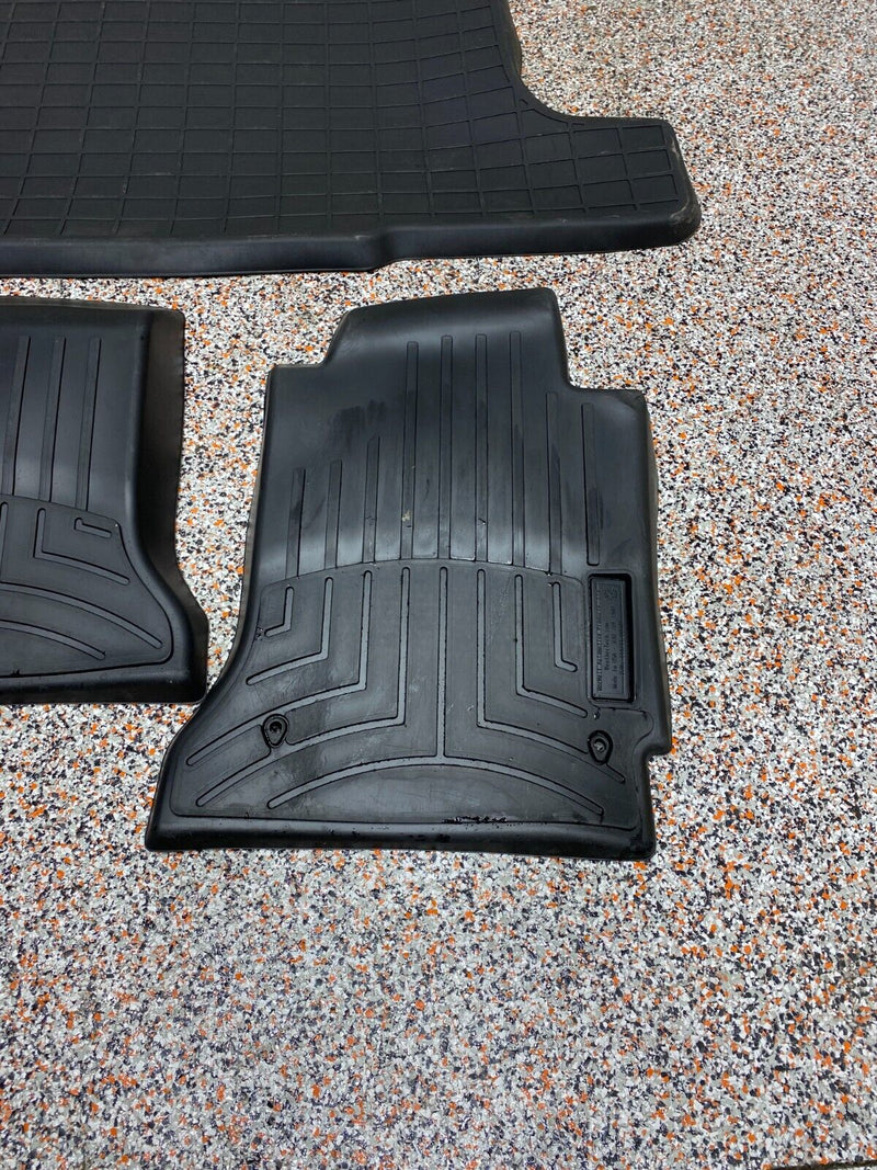 2013 CORVETTE C6 WEATHER TECH FLOOR MAT SET CABIN AREA TRUNK SET USED