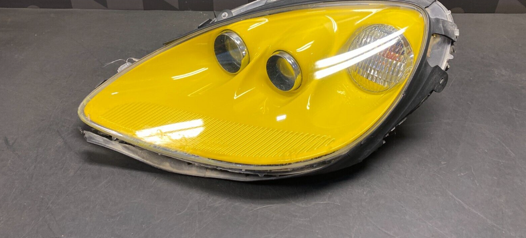 2007 CORVETTE C6 Z06 OEM DRIVER LH YELLOW HEADLIGHT LAMP USED **FOR PARTS**