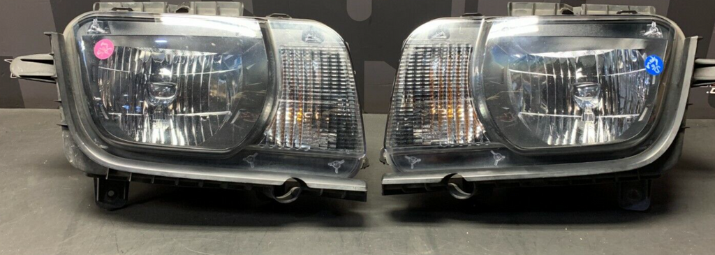 2013 CAMARO SS CONVERTIBLE OEM DRIVER PASSENGER HALOGEN HEADLIGHTS