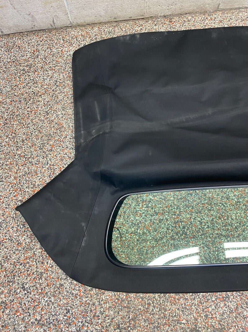 2007 CORVETTE C6 OEM BLACK CONVERTIBLE SOFT TOP GLASS WINDOWUSED