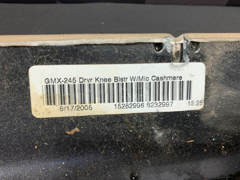2005 CORVETTE C6 OEM TAN DRIVE KNEE PANEL W/ SWITCHES