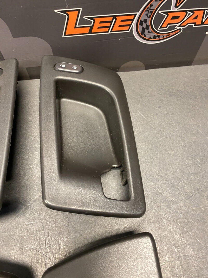 2007 CADILLAC CTS V CTS-V OEM INTERIOR DOOR HANDLE TRIM BEZEL SET OF (4) USED