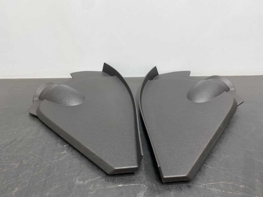 2010 CAMARO SS COUPE OEM SIDE DASH CAP END OF DASH TRIM PANELS PAIR USED