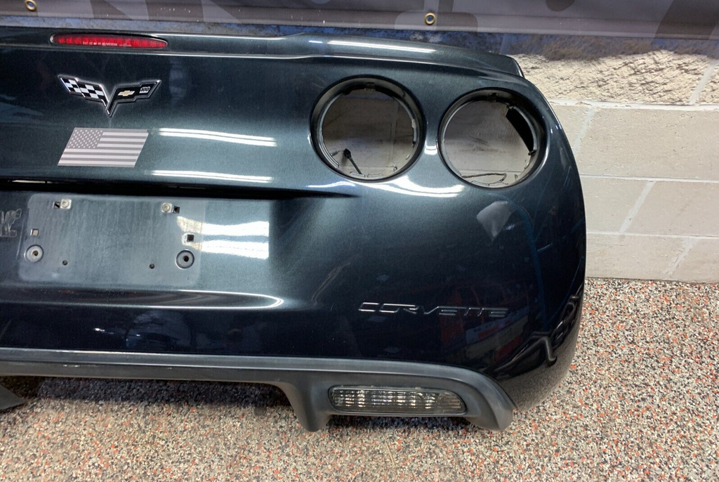 2012 CORVETTE C6 OEM REAR BUMPER COVER W/ VALANCE, SPOILER LOADED