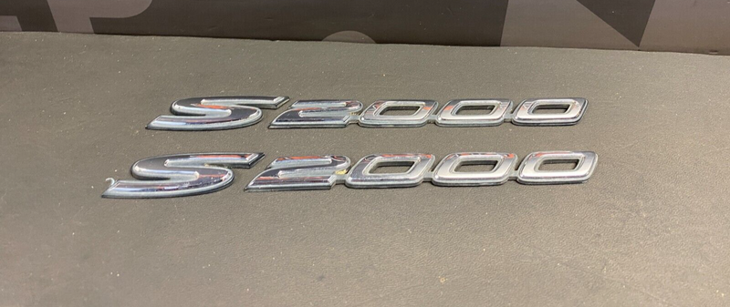 2002 HONDA S2000 AP1 OEM FENDER BADGE EMBLEMS PAIR USED