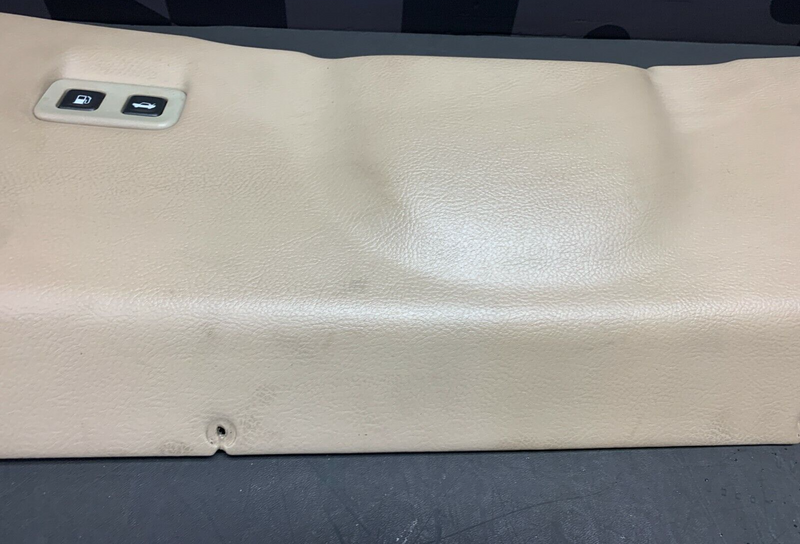 2005 CORVETTE C6 OEM TAN DRIVE KNEE PANEL W/ SWITCHES