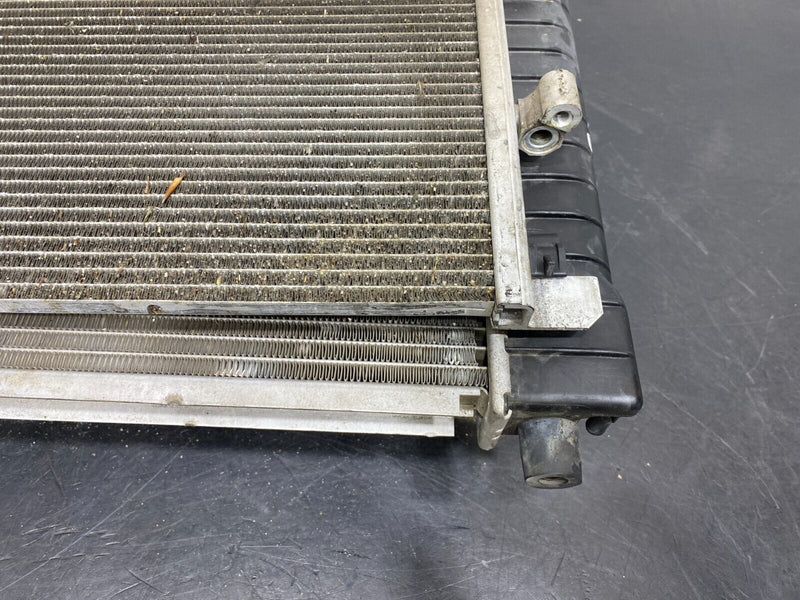 2012 CORVETTE C6 GRANDSPORT OEM RADIATOR WITH COOLING FAN AC CONDENSOR COMBO