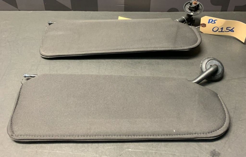 2002 CORVETTE C5 Z06 OEM DRIVER PASSENGER SUN VISORS -SLIGHTLY FLOPPY-
