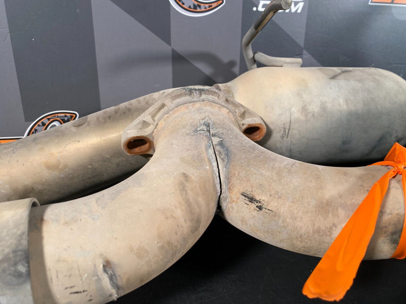 2007 HONDA S2000 AP2 INVIDIA Q300 CATBACK EXHAUST MUFFLERS USED **READ DAMAGE**