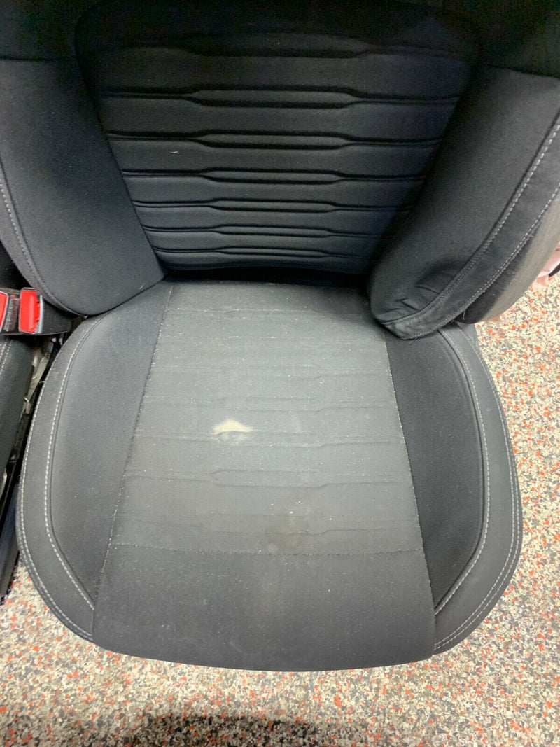 2017 FORD MUSTANG GT COUPE OEM BLACK CLOTH FRONT REAR SEATS -BLOWN BAG-