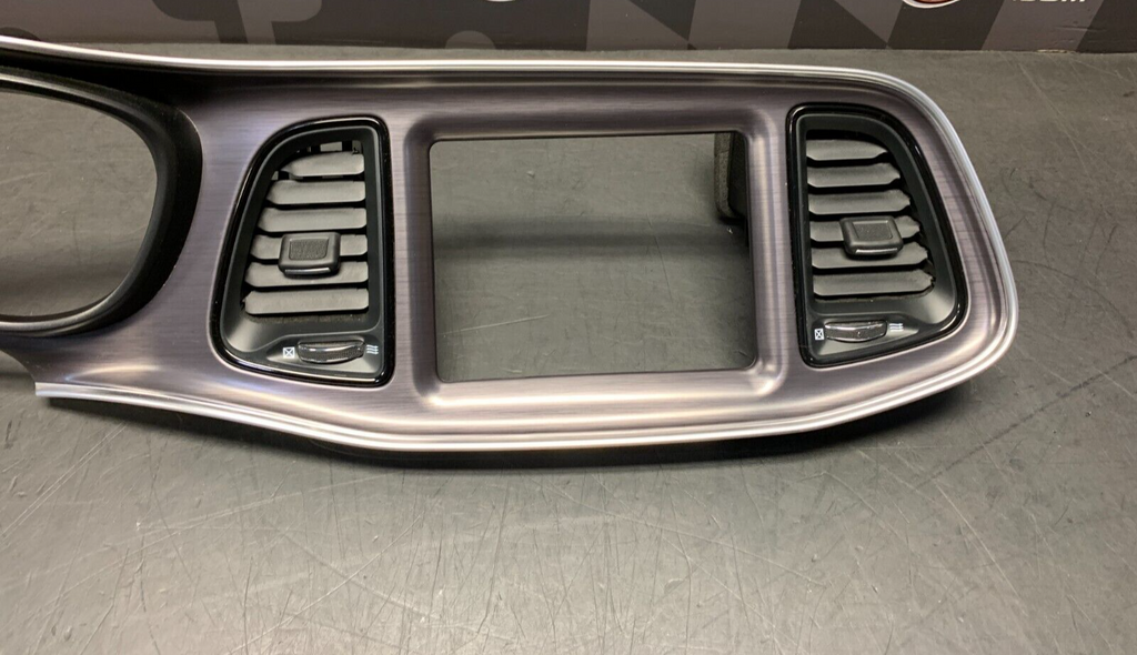 2018 DODGE CHALLENGER 392 SCAT PACK OEM GAUGE CLUSTER RADIO BEZEL DASH PANEL