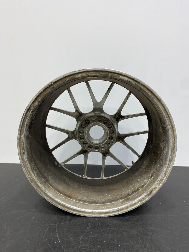 2011 PORSCHE 911 TURBO S 997.2 OEM CENTERLOCK FRONT WHEEL 19x8.5 +56 SILVER USED