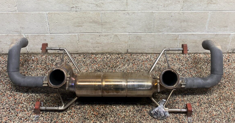 2012 AUDI R8 GT V10 OEM FUCHS MUFFLER CATBACK EXHAUST USED