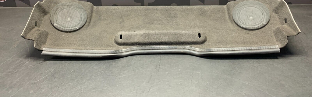 2008 CORVETTE C6 OEM CONVERTIBLE REAR DECK SHELF SPEAKERS GRILLE PANEL