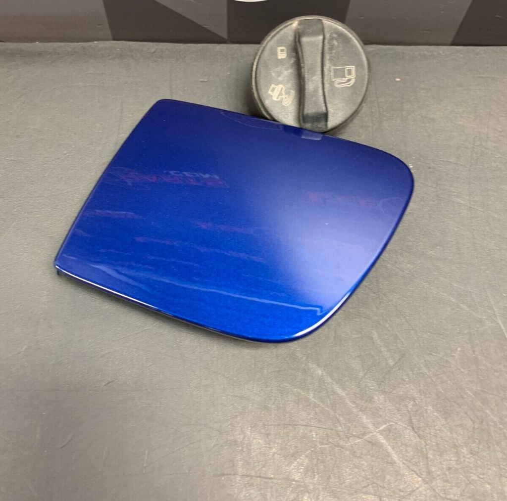 2007 CORVETTE C6 OEM GAS FUEL DOOR LEMANS BLUE