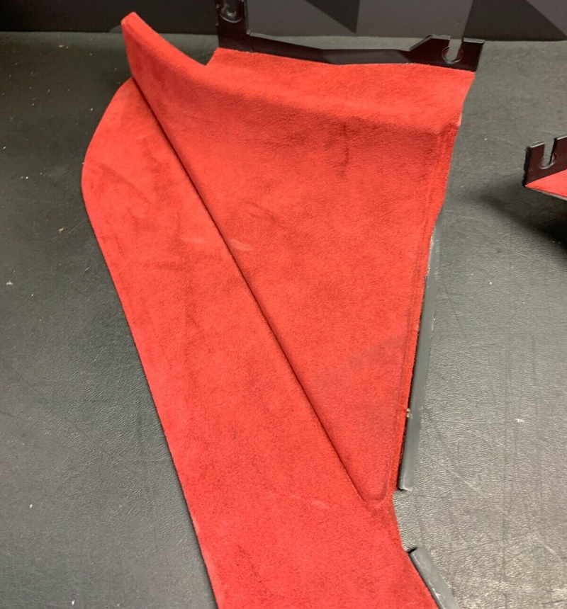2004 PONTIAC GTO OEM RED SUEDE CENTER CONSOLE SIDE TRIM PANELS