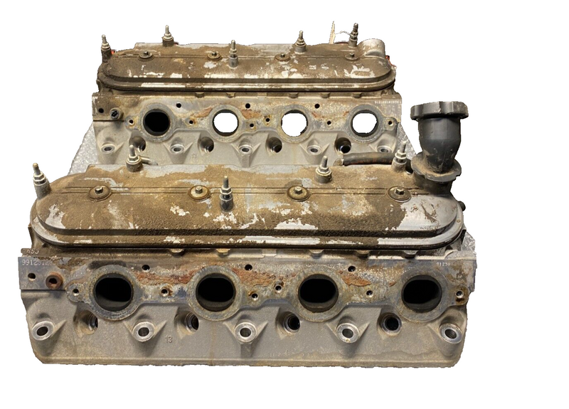 1999 CORVETTE C5 CONV OEM 853 CYLINDER HEADS PAIR DR PS LOADED COMPLETE USED