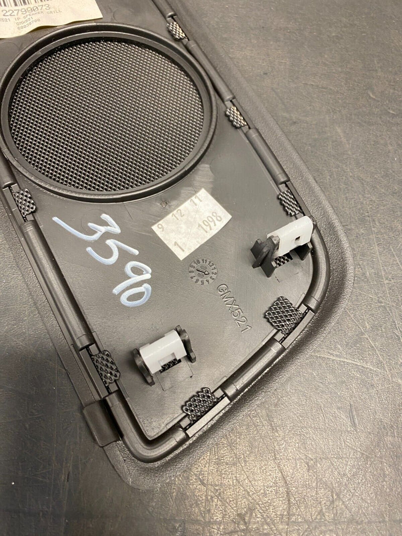 2012 CAMARO SS OEM CENTER DASH SPEAKER COVER USED 54k MILES
